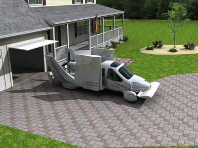 Flying car at home